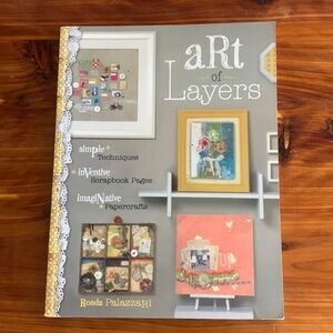 Art of Layers by Ronda Palazzari Scrapbook Pages Paper Crafts Soft Cover Book